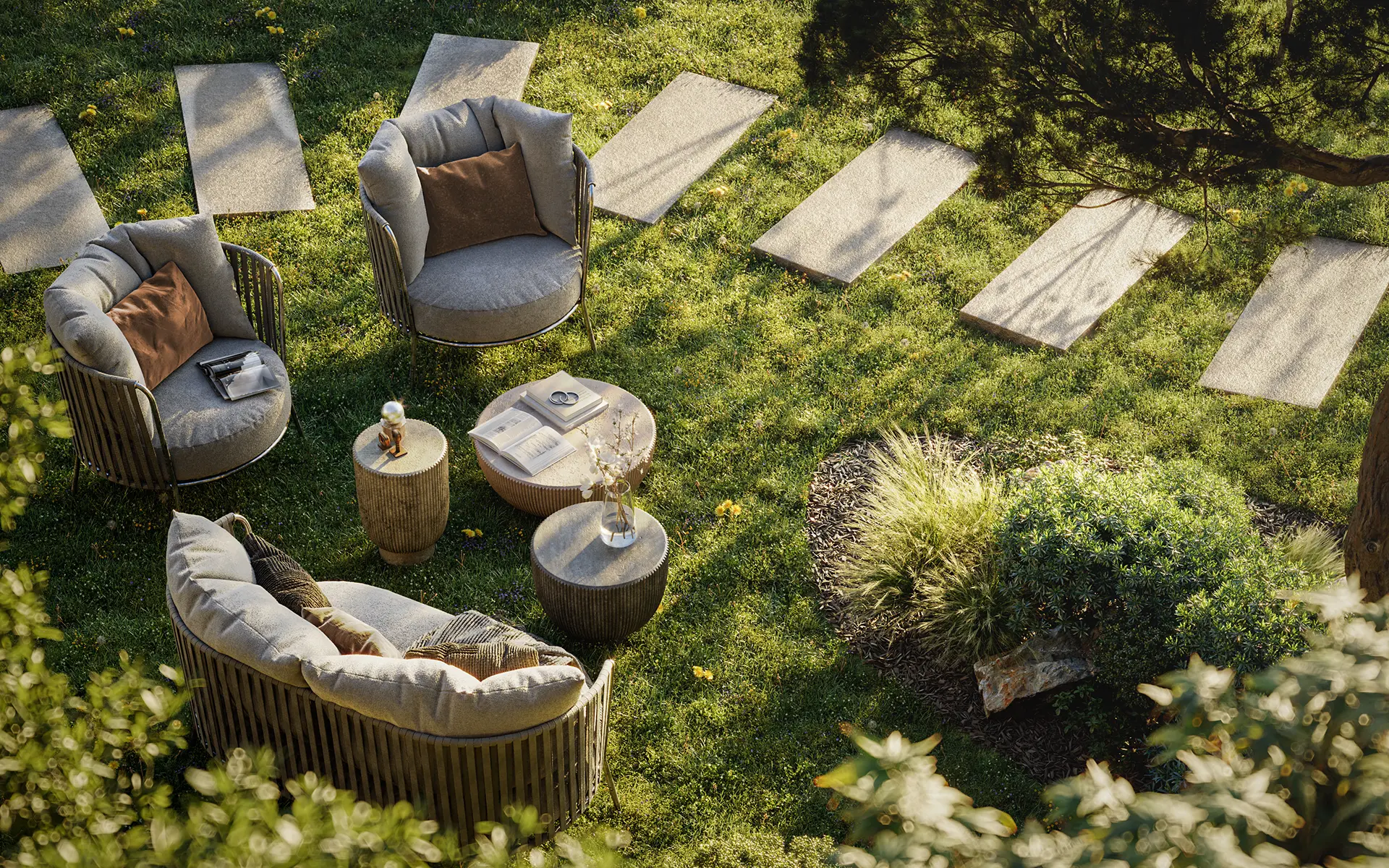 Appartamenti con giardino a Roma 